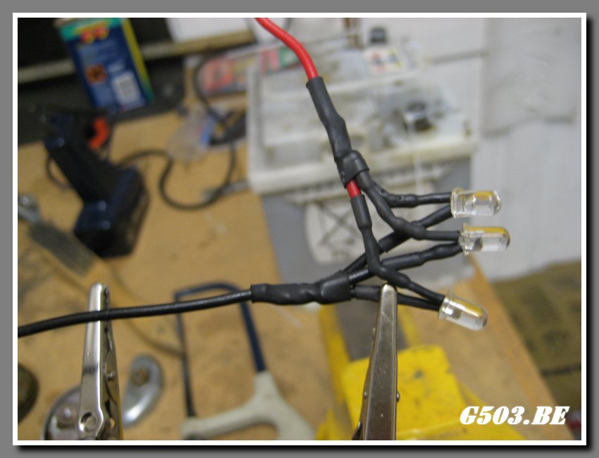 Rear LED's wired together